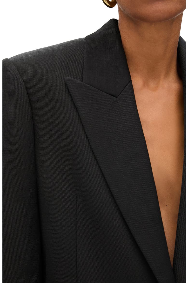 Oversized Tailored Jacket, Alternate, color, Black