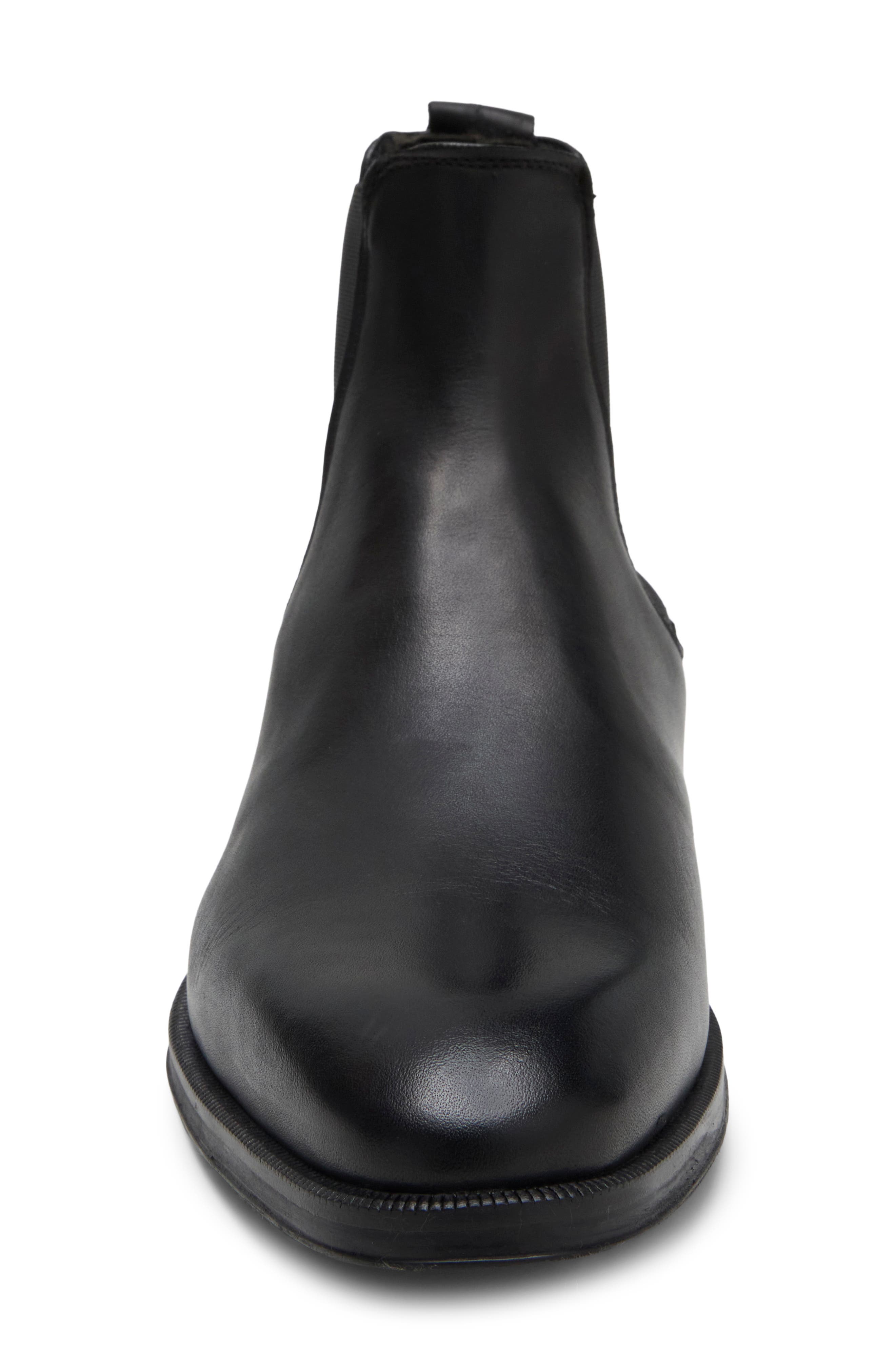 Rivoli Dress Leather Chelsea Boot, Alternate, color, BLACK LEATHER