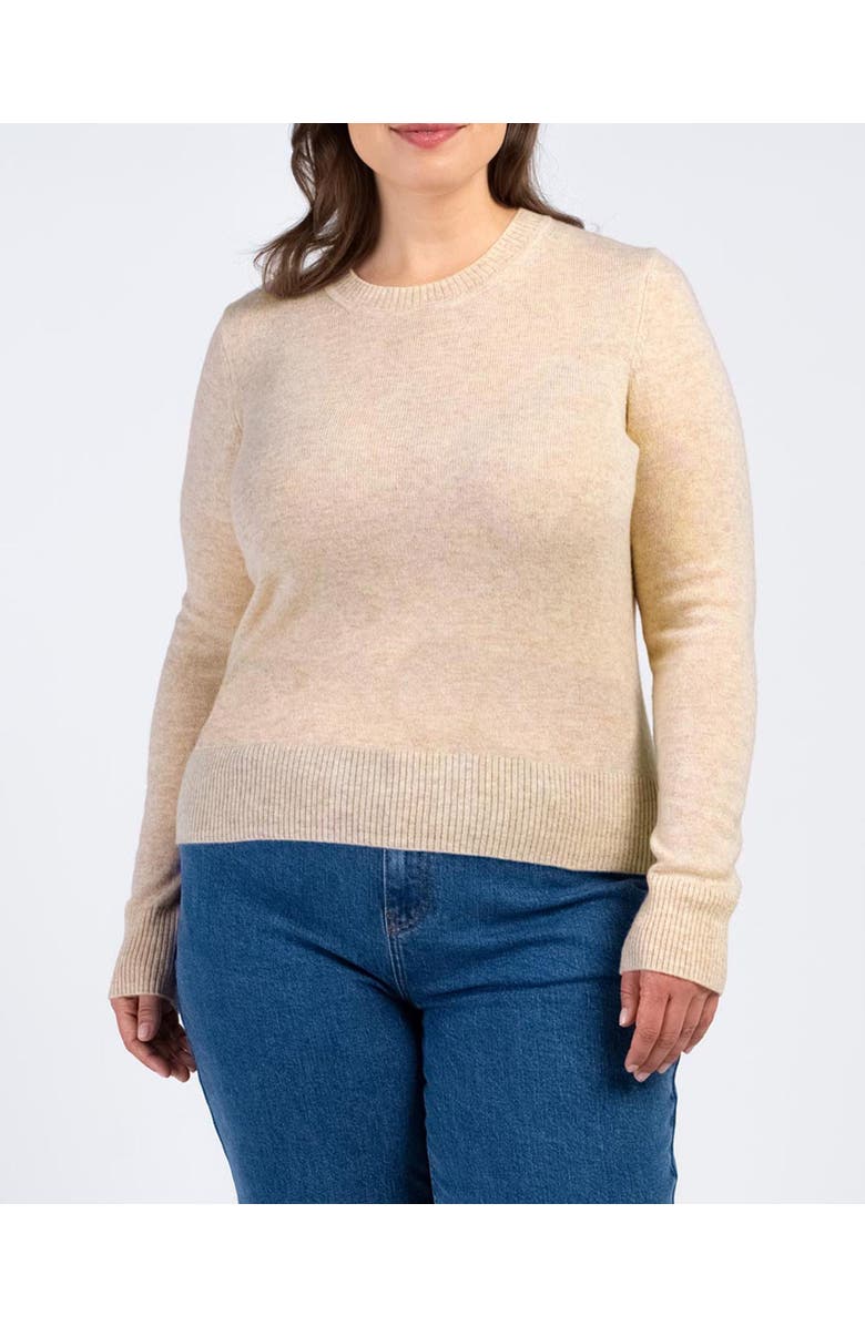 Kettlewell Cashmere Merino Blend Sweater, Alternate, color, Biscotti Marl
