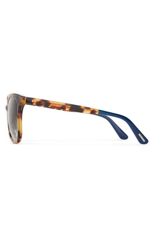 Toms Charmaine 54mm Square Sunglasses In Blonde Tortoise/deep Olive