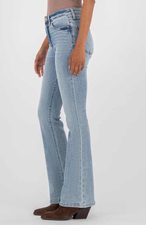 Kut From The Kloth Ana Fab Ab Mid Rise Flare Jeans In Blue