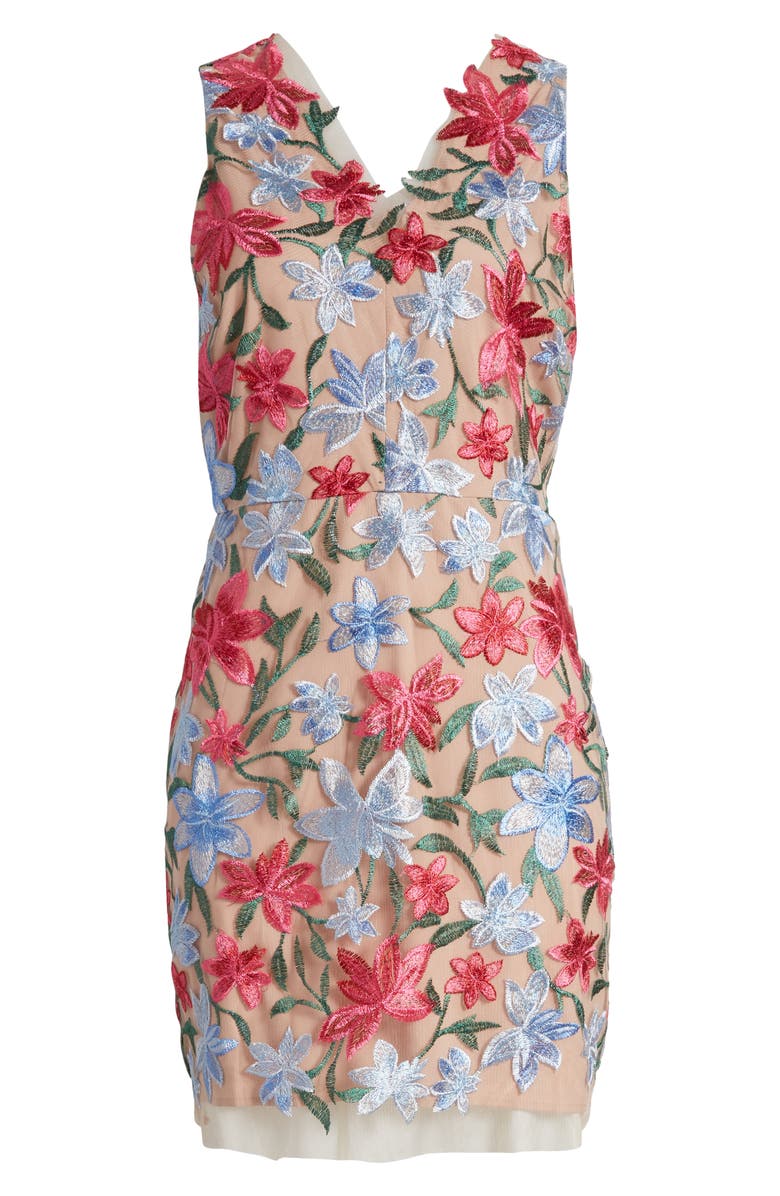 Sam Edelman Embroidered Floral Minidress, Alternate, color,