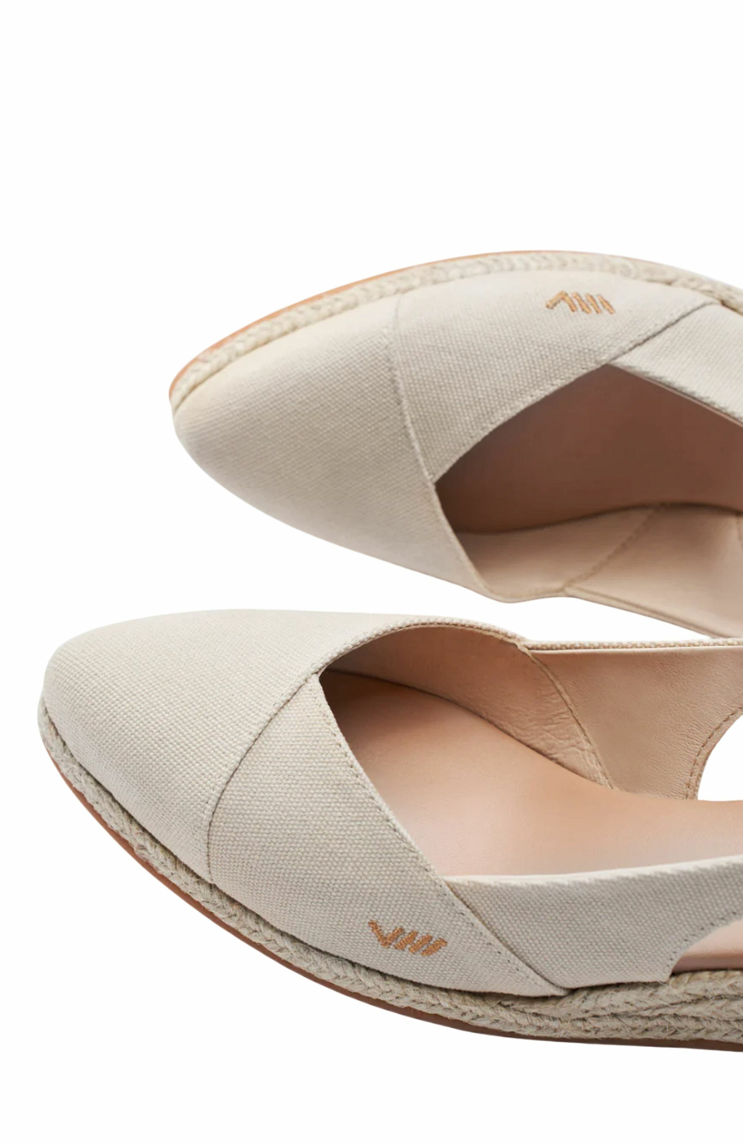 Premia Canvas Espadrille Wedges, Alternate, color, Beige