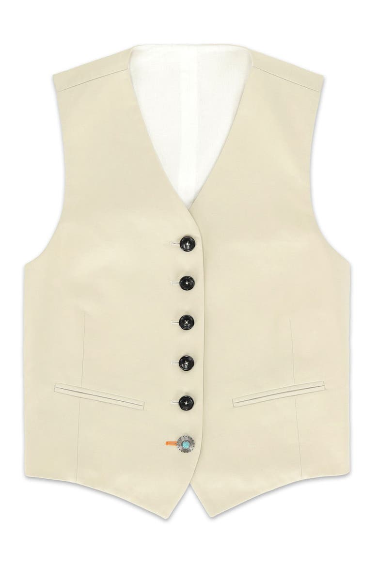 Demi Satin Vest, Main, color, Camel