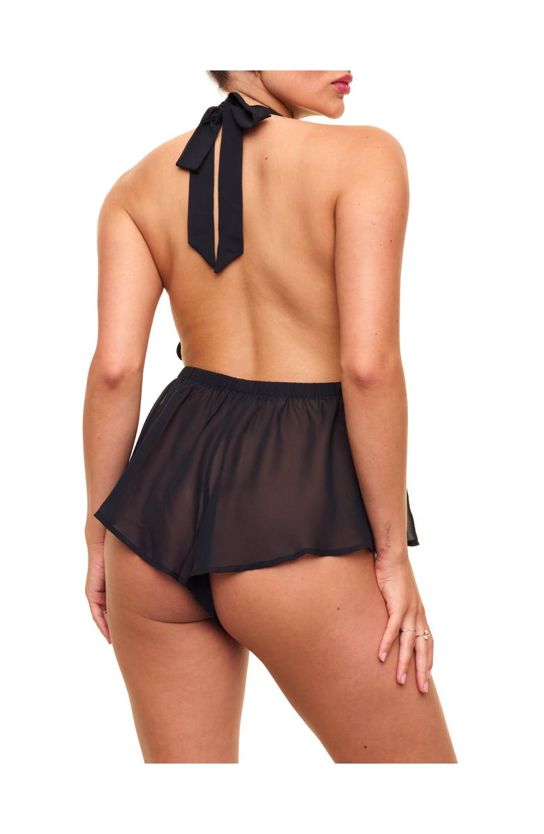 Adore Me Merilyn Romper Lingerie, Alternate, color, Black