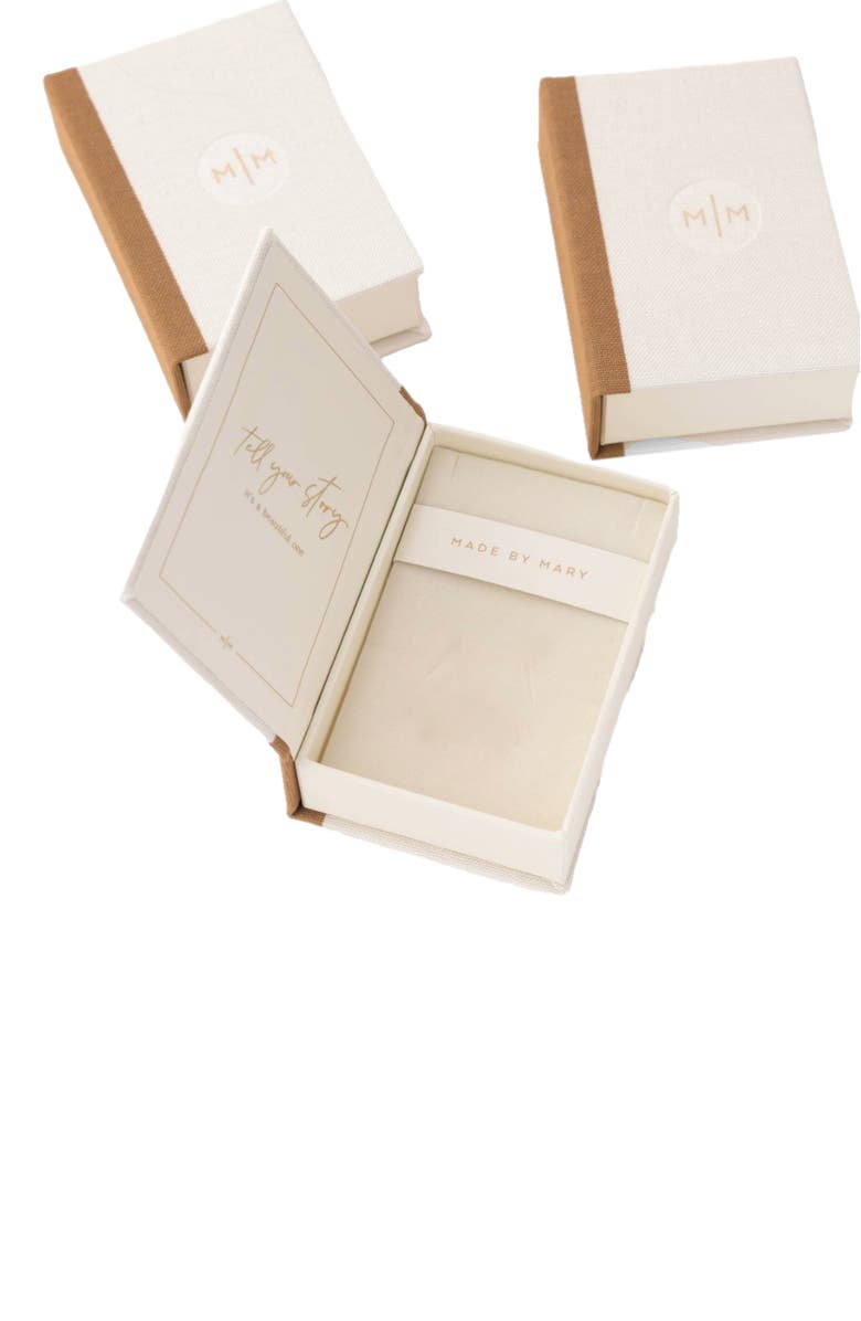 MADE BY MARY August Birth Flower Necklace, Alternate, color, Silver