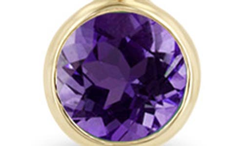 Zoë Chicco Bezel Set Amethyst Charm