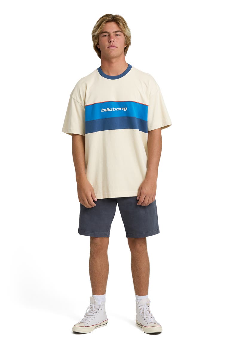 Simulator Chest Stripe Cotton T-Shirt, Alternate, color, OATMEAL