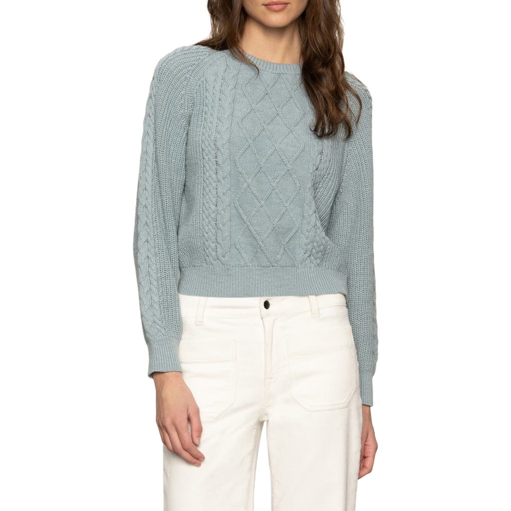 Sanctuary Nomad Cable Cotton Sweater In Multi