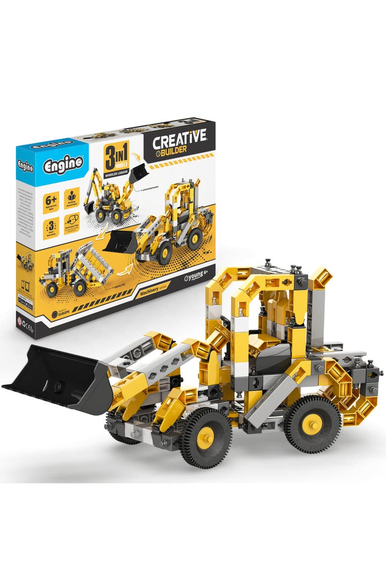 Creative Builder 3In1 Wheeled Loader Multimodel Vehicle Brick Set, Main, color, Multicolored