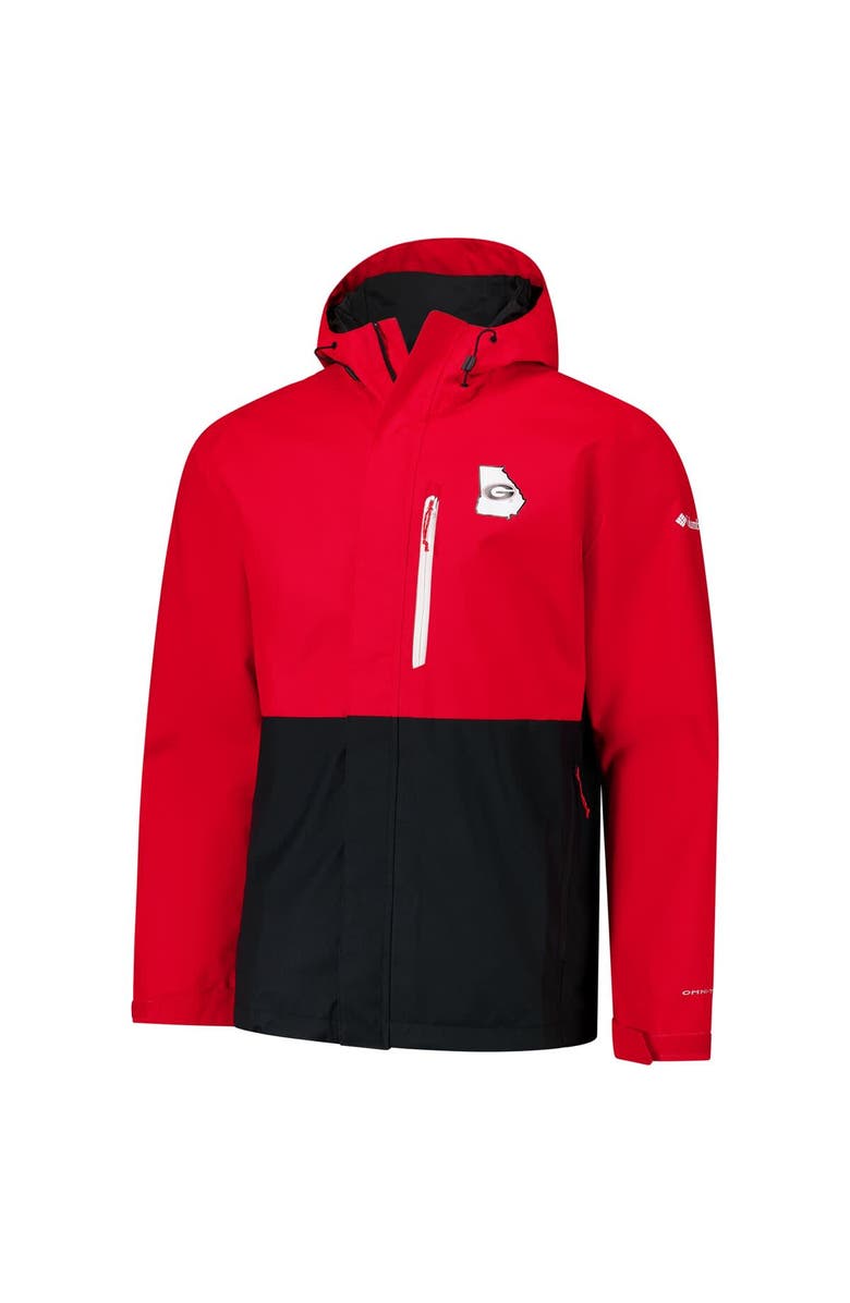 Columbia Men's Columbia  Red Georgia Bulldogs Field Bound Omni-Tech<sup>™</sup> Full-Zip Jacket, Alternate, color, Red