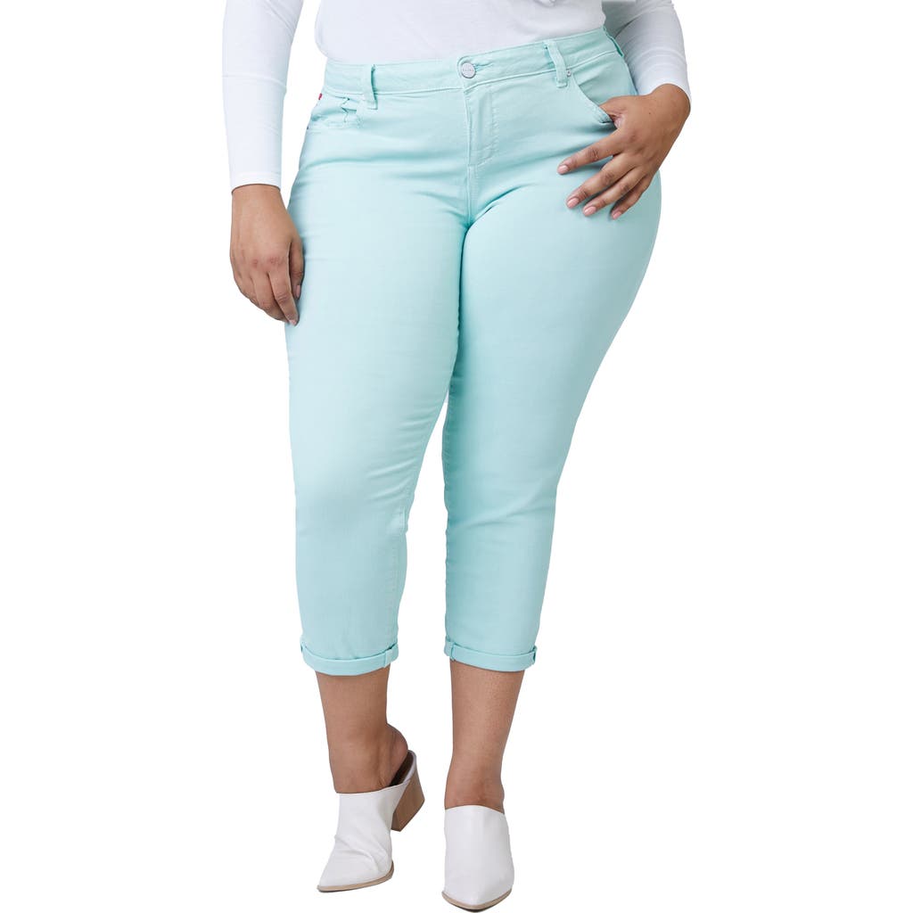 SLINK JEANS SLINK JEANS CUFFED MID RISE ANKLE BOYFRIEND JEANS