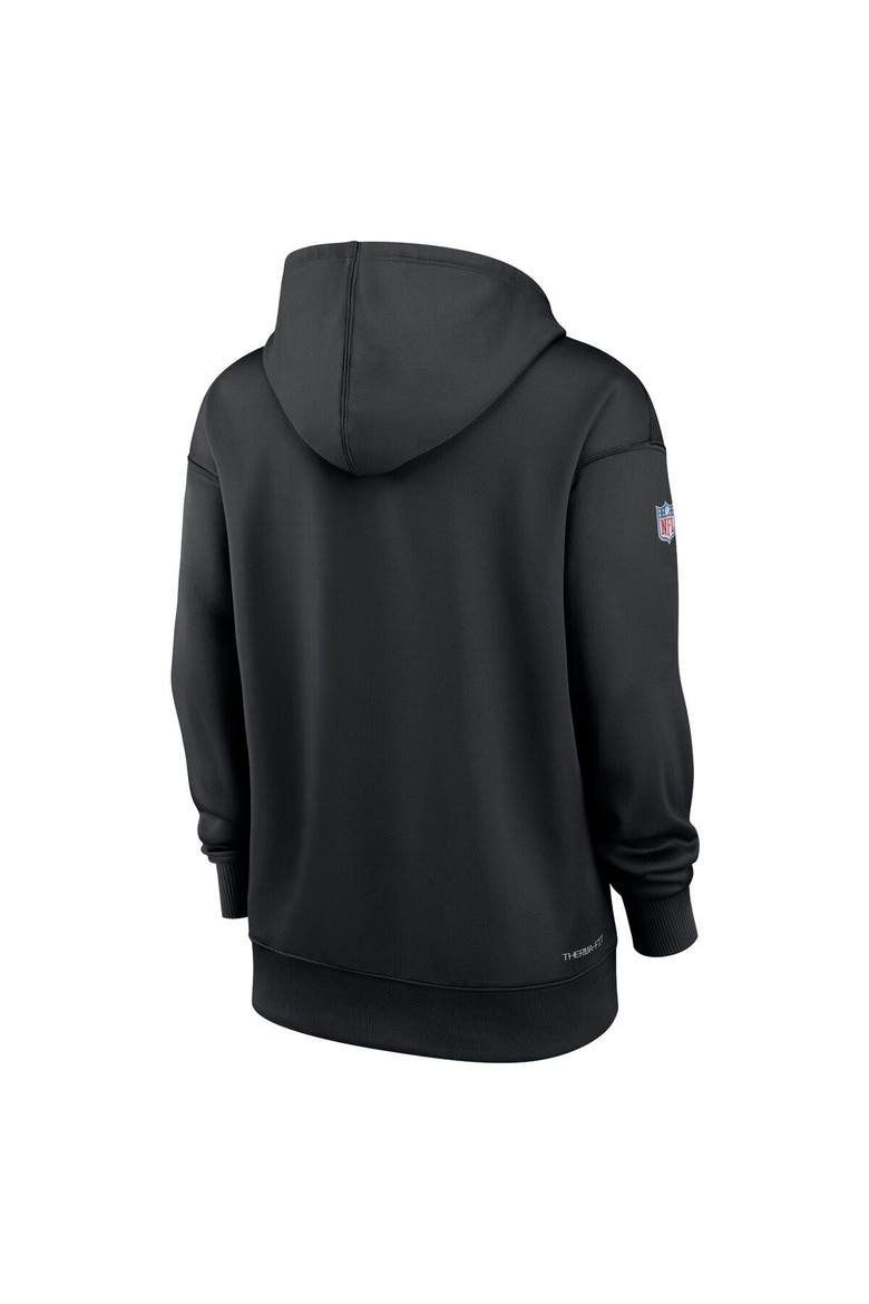 Women's Nike Black Arizona Cardinals 2022 NFL Crucial Catch Therma Performance Pullover Hoodie, Alternate, color, Black
