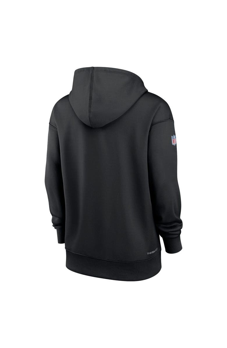 Nike Women's Nike Black Arizona Cardinals 2022 NFL Crucial Catch Therma Performance Pullover Hoodie, Alternate, color,