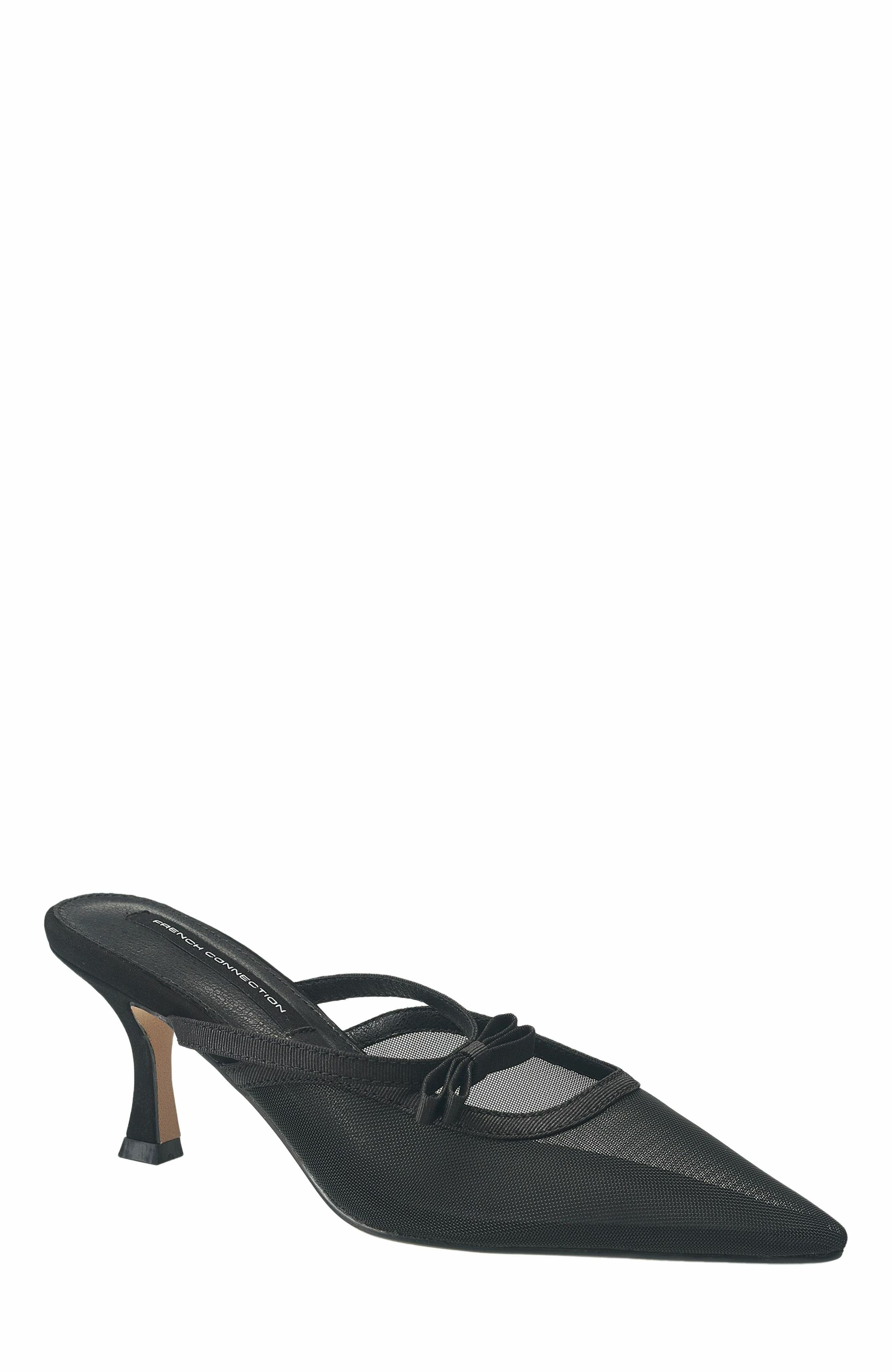 French Connection Mesh Toe Kitten Heel, Main, color, 