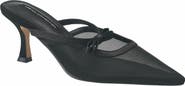 French Connection Womens Mischa Mesh Toe Kitten Heel