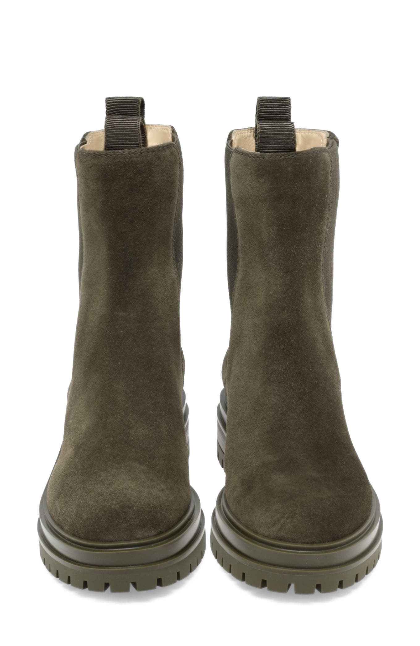 Chester Boots, Alternate, color, Dark Green Suede