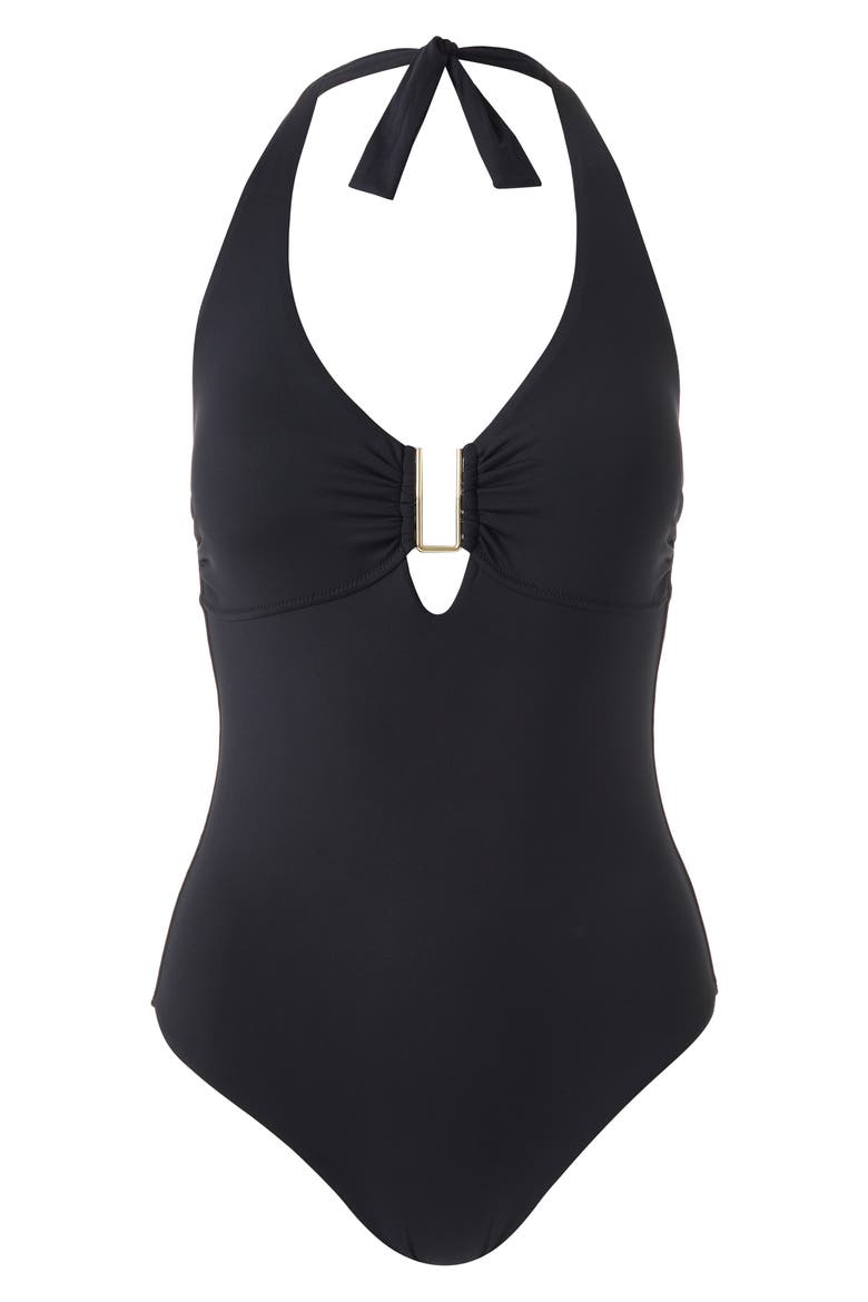 Tampa Core One-Piece Swimsuit, Alternate, color, BLACK