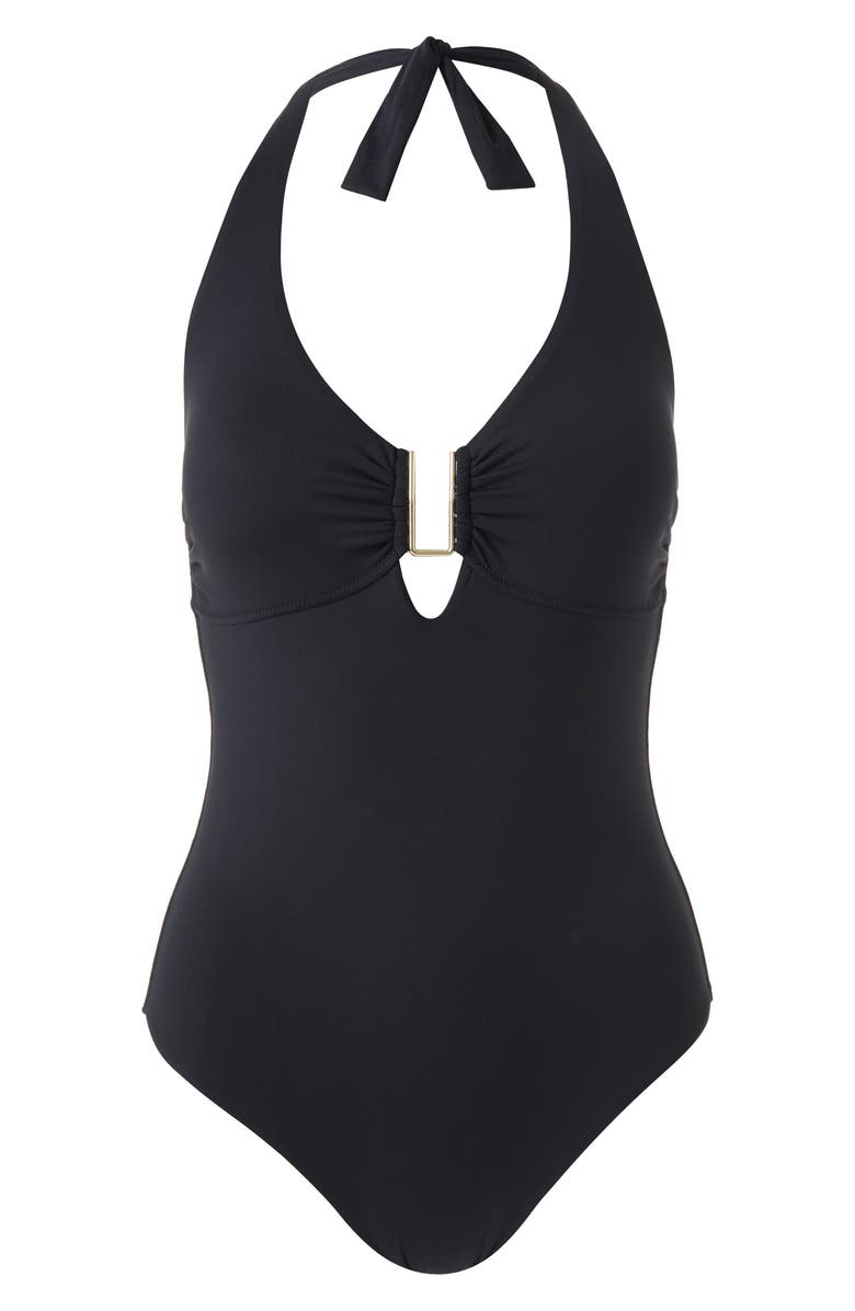 Melissa Odabash Tampa Core One-Piece Swimsuit, Alternate, color, Black