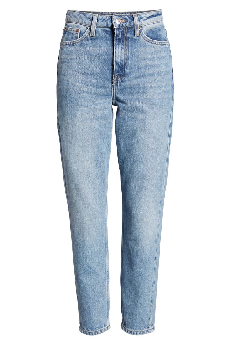 Autumn High Waist Mom Jeans, Alternate, color, LIGHT BLUE