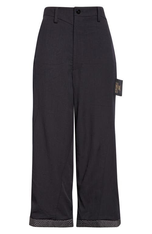 Undercover Baggy Wool Pants In Black