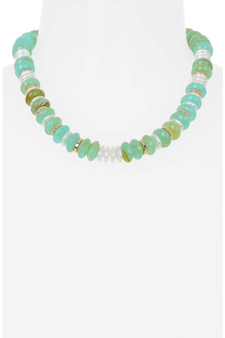 Beaded Necklace, Alternate, color, TURQUOISE