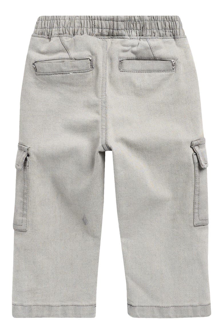 Short Sleeve Woven Button-Up Shirt & Cargo Pants Set, Alternate, color, BLUE SLATE