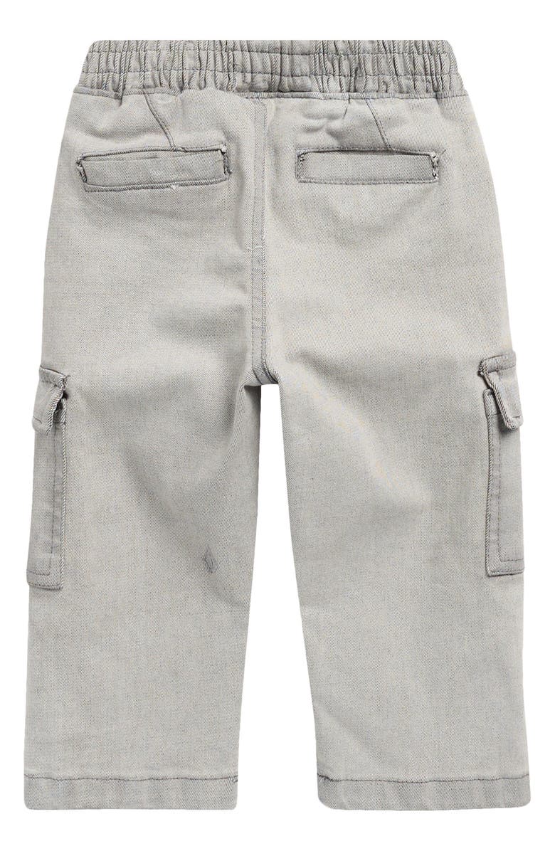 Volcom Short Sleeve Woven Button-Up Shirt & Cargo Pants Set, Alternate, color, Blue Slate