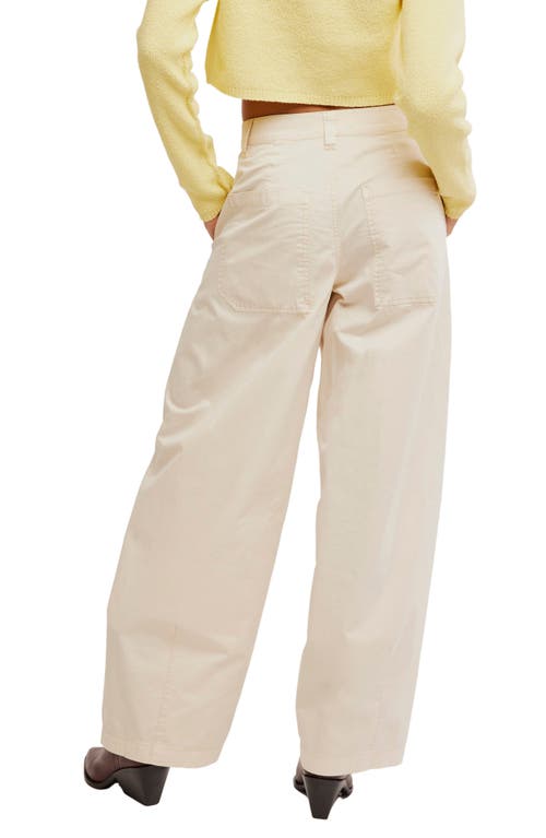 Free People Rylee Wide Leg Chinos In French Oak