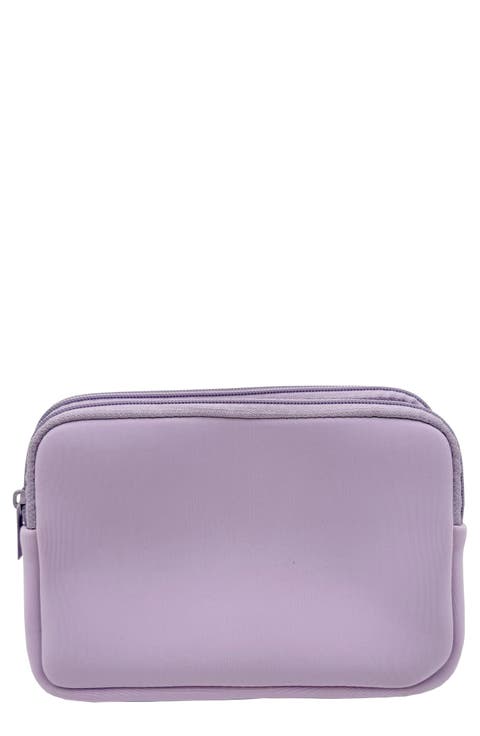 Double Zip Easy View Pouch