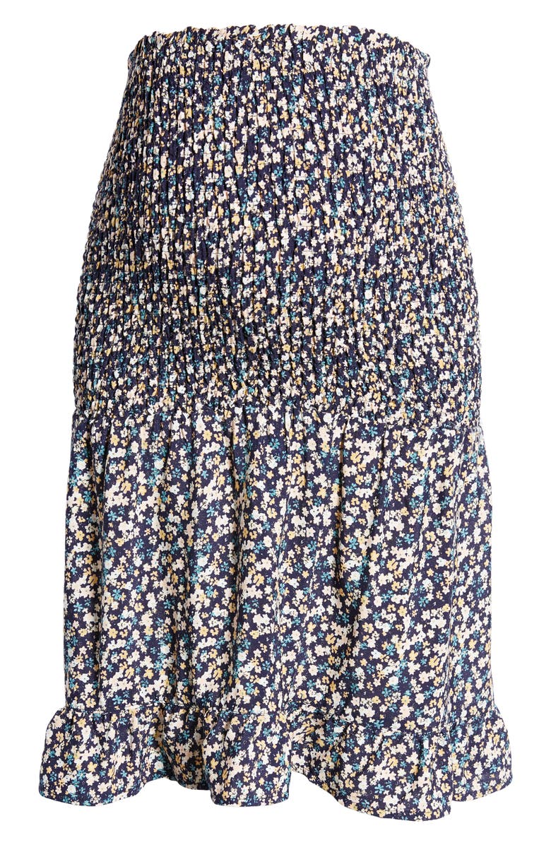Angel Maternity Floral Maternity Skirt, Alternate, color, Navy Print