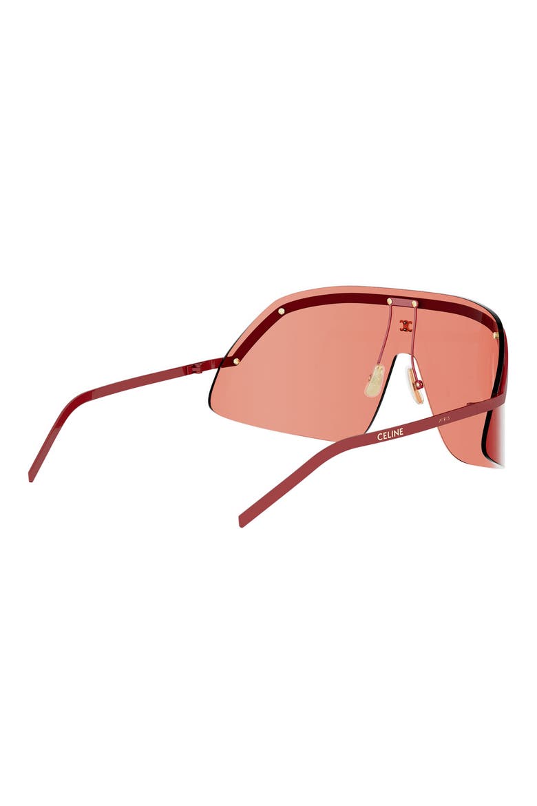 DFIL 0mm Mask Shield Sunglasses, Alternate, color, SHINY RED / BORDEAUX