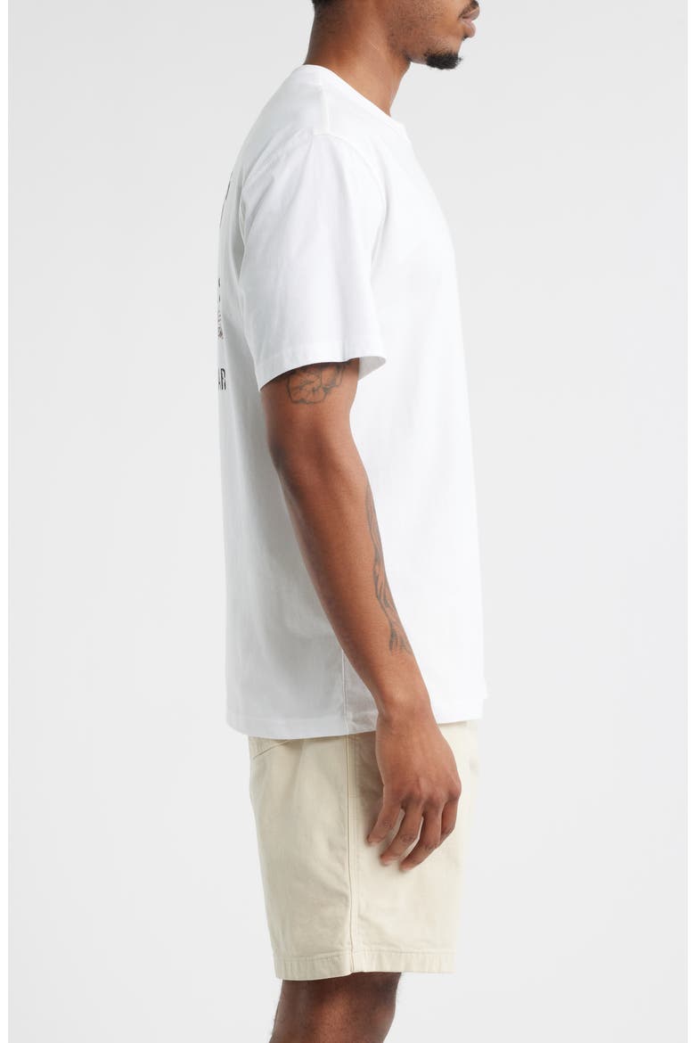 Snake Logo Graphic T-Shirt, Alternate, color, WHITE