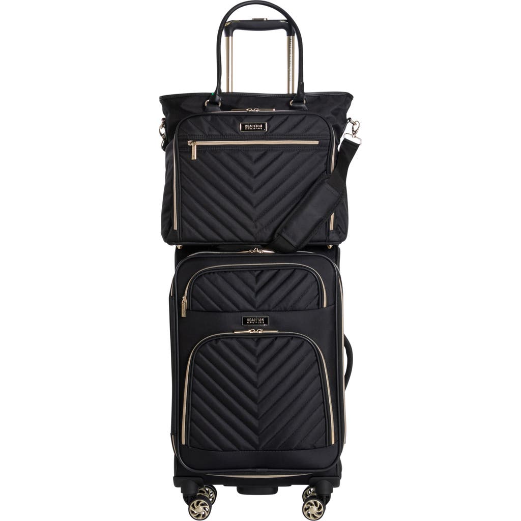 Kenneth Cole Chelsea Travel Two-piece Set In Black