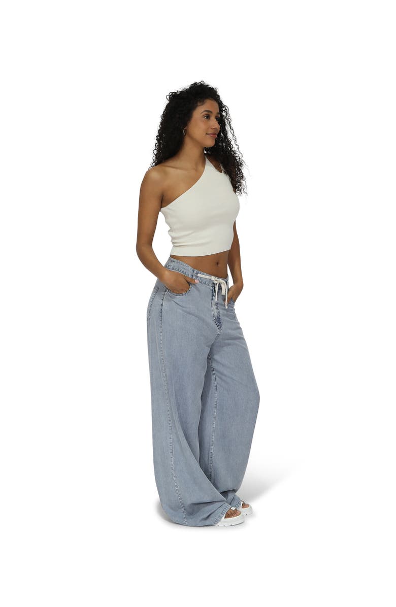 Belle & Bloom Set On You Wide Leg Pant, Alternate, color, Stonewash Blue