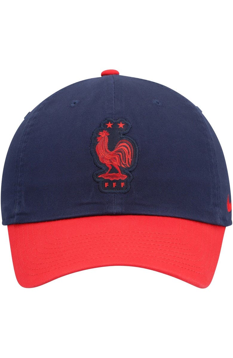 Nike Men's Nike Navy/Red France National Team Campus Adjustable Hat, Alternate, color, 