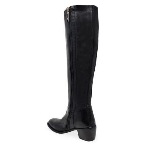 Madison Maison Knee High Boot Stretch Boot In Black