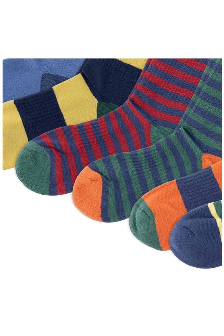 6-Pack Assorted Crew Socks, Alternate, color, MULTI