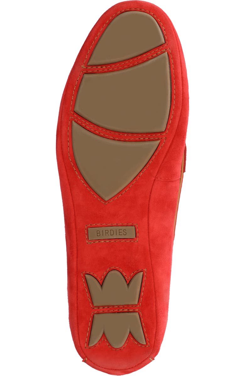 Birdies The Vesper Driver Loafers, Alternate, color, Red Suede