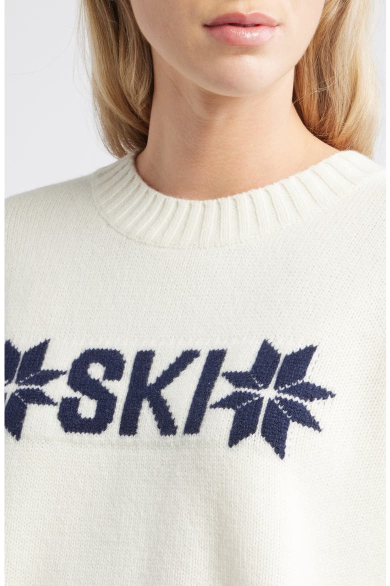 Bliss Ski Sweater, Alternate, color, CREAM