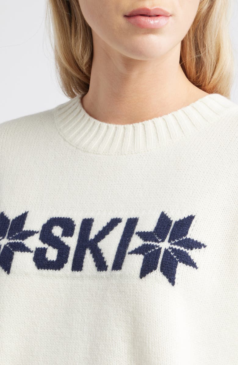 Helly Hansen Bliss Ski Sweater, Alternate, color, Cream