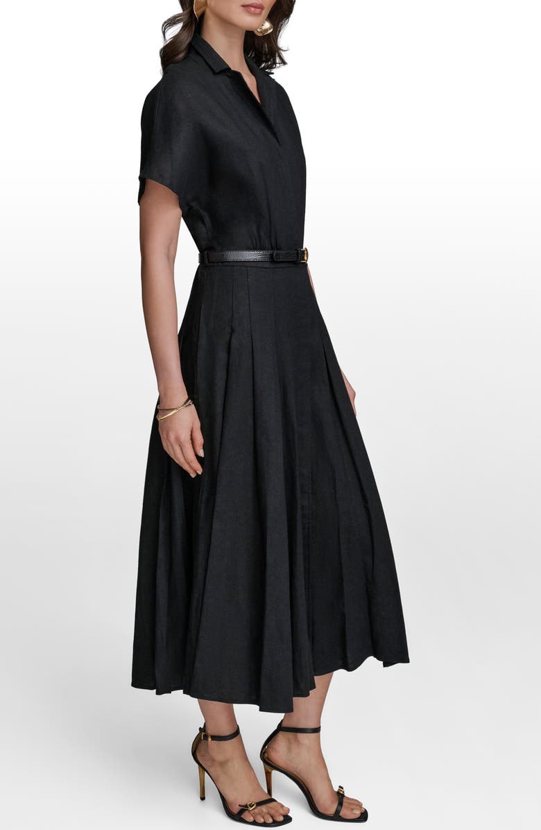 Donna Karan New York Belted Maxi Shirtdress, Alternate, color, 