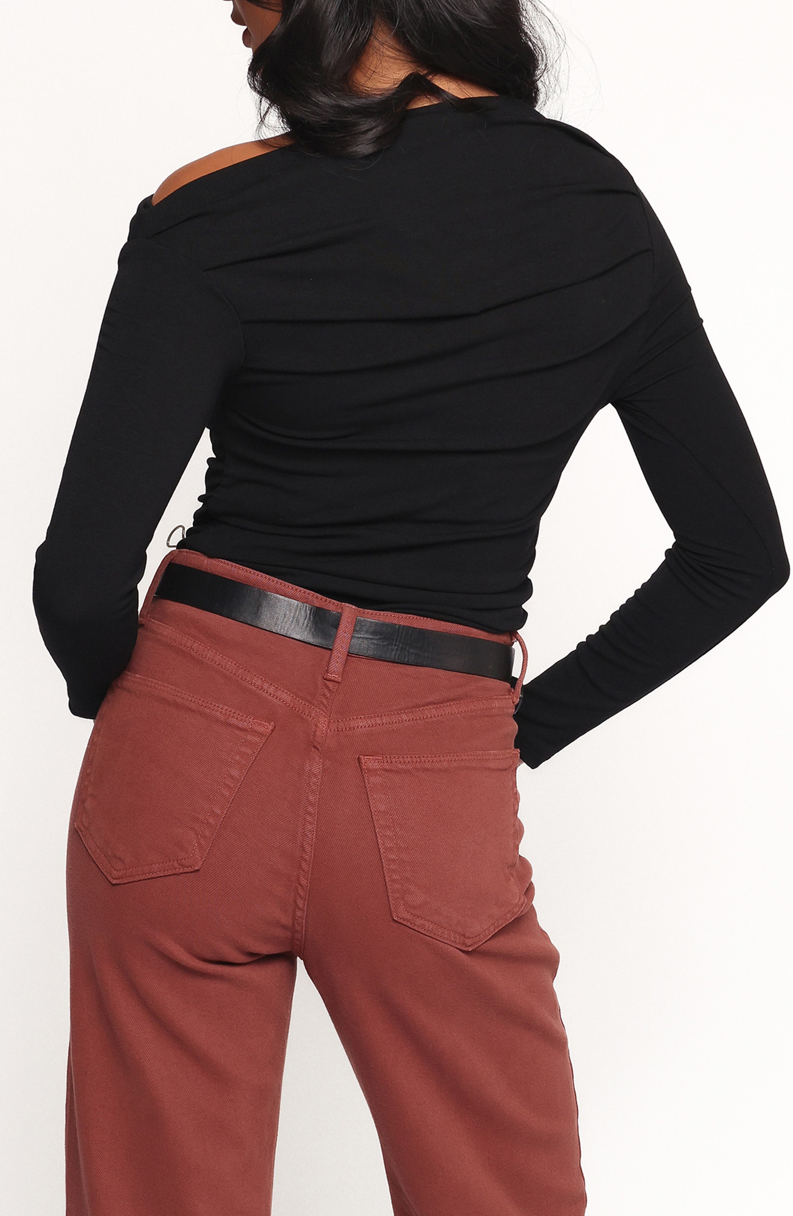 Cer One-Shoulder Knit Top - image 2