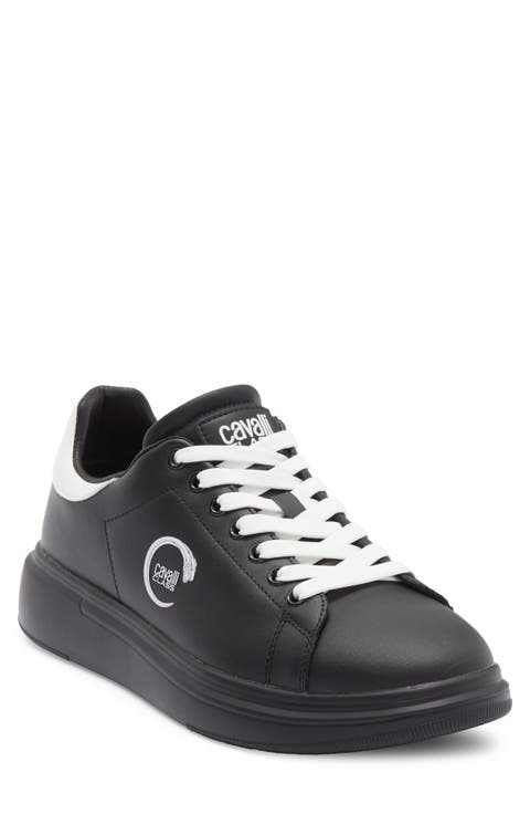 Cavalli Class Logo Low Top Sneaker (Men)