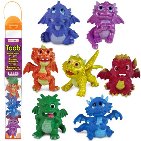 Mystic Mood Dragons TOOB - contains 7 Mini Figurines