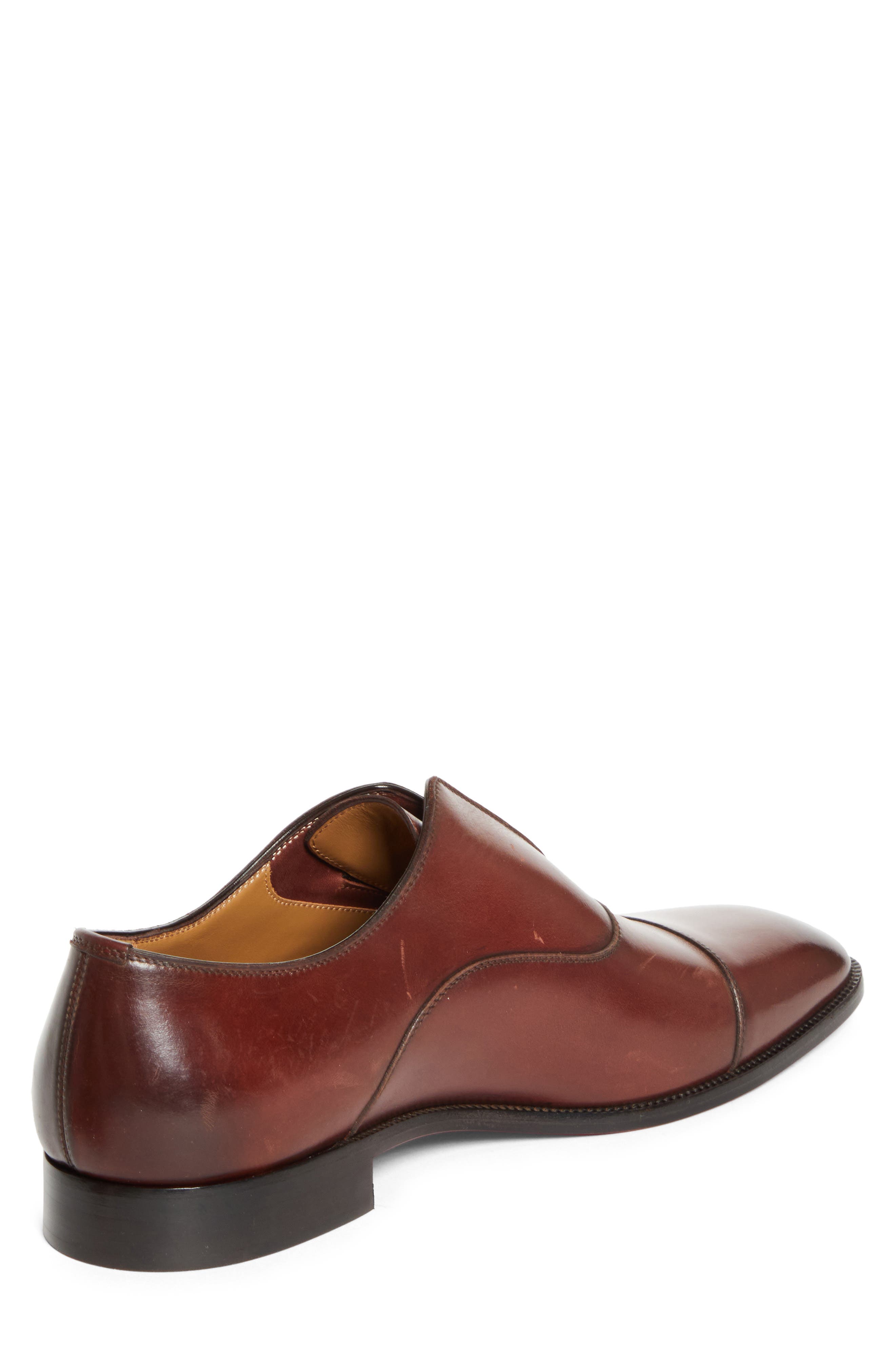 Christian Louboutin Alpha Male II Cap Toe Slip-On, Alternate, color, Cuoio