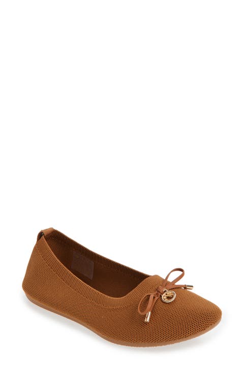 Ellery Bow Charm Knit Flat (Women)