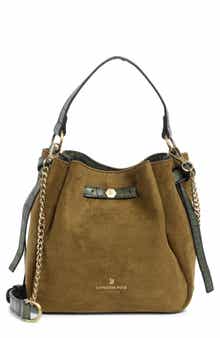Faux Suede Crossbody Bag