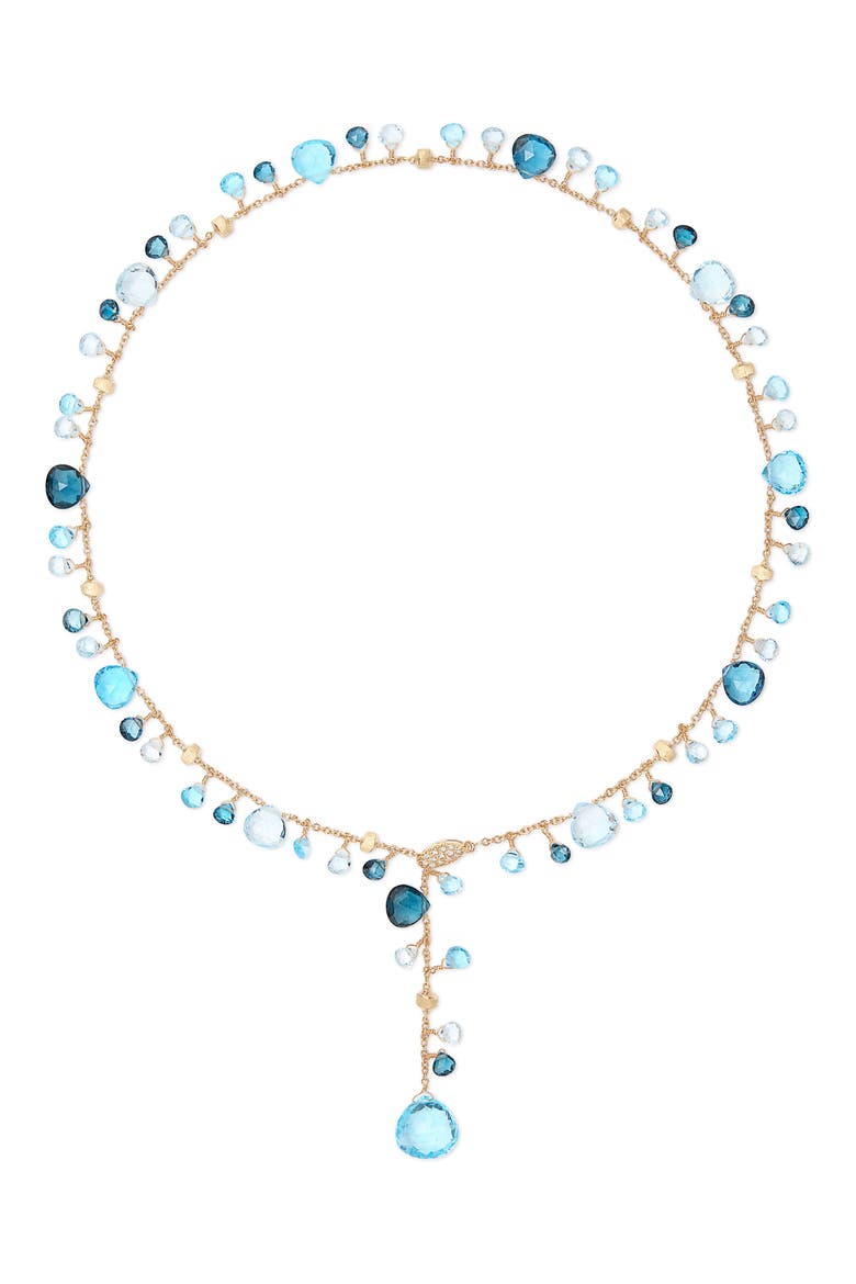 Paradise Mixed Topaz Lariat Necklace, Alternate, color, 18K YELLOW GOLD