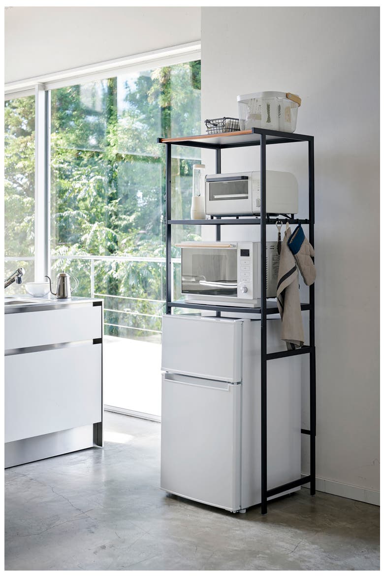 Storage Rack, Alternate, color, BLACK